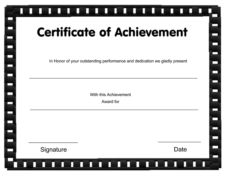 excellent sales achievement certificate template