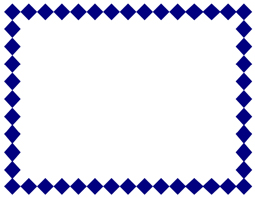Blue Box Certificate Border